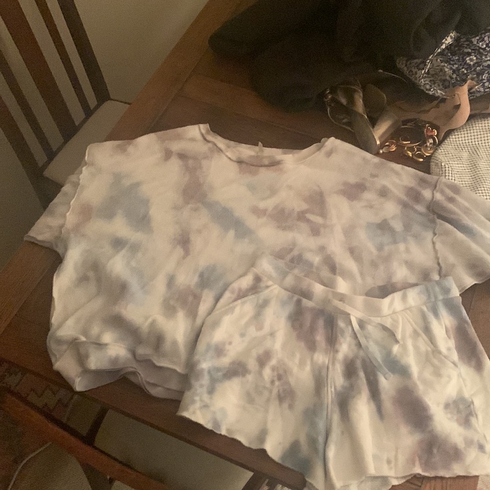 Free People sweatshirt and shirt set